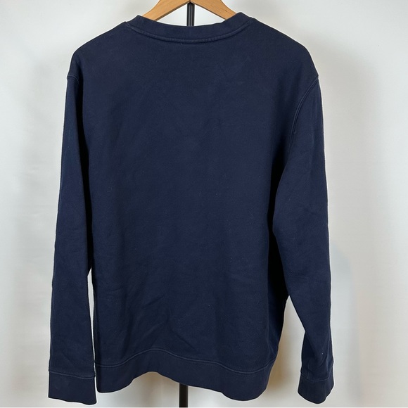 Lacoste Navy Logo Crewneck Sweatshirt SzXL - Picture 7 of 9